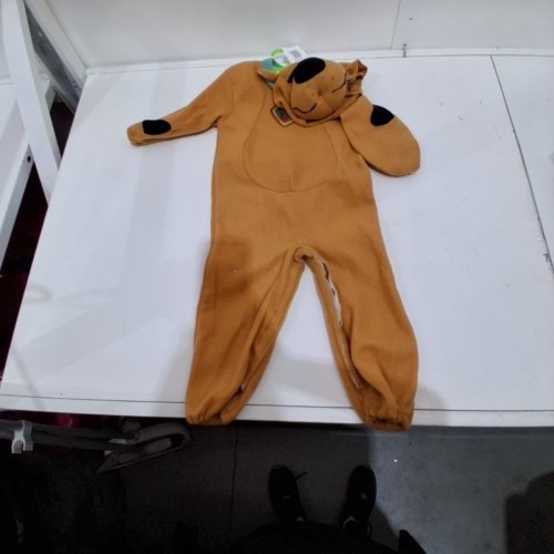 2PC UNISEX KID'S RUBIES SCOOBY DOO SCOOB! COSTUME - 2T - BROWN image 2