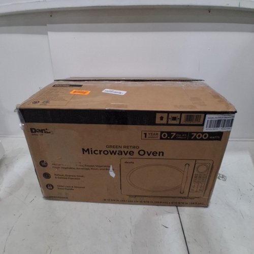 DANBY RETRO COUNTERTOP MICROWAVE - 700W - 0.7CU.FT - GREEN (MODEL: DMW07E1GDB) image 10