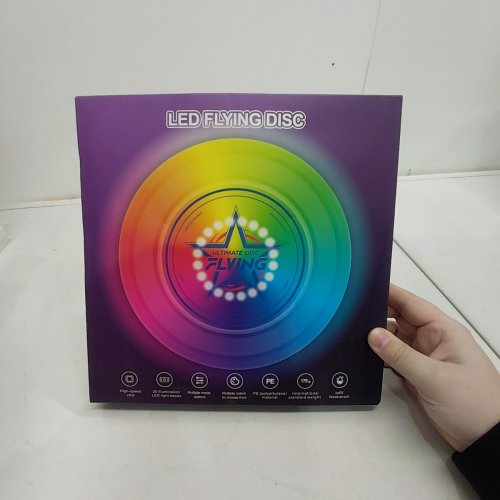 LED FLYING DISC WITH 7 COLOURS - 175G image 2
