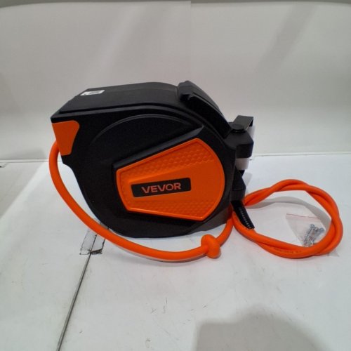 RETRACTABLE AIR HOSE REEL - MAX 300PSI - 50FT - ORANGE (MODEL: NWA-D15) image 2