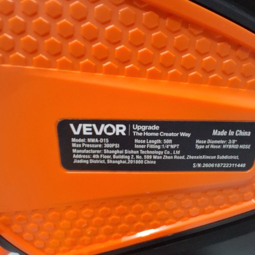 RETRACTABLE AIR HOSE REEL - MAX 300PSI - 50FT - ORANGE (MODEL: NWA-D15) image 4