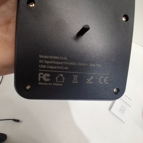 JCBLAON 3SIDED 6 OUTLETS POWER STRIP WITH 4 USB OUTLET & 2 USB A + 2 USB C - BLACK (MODEL: SE660-CUQ) image 3