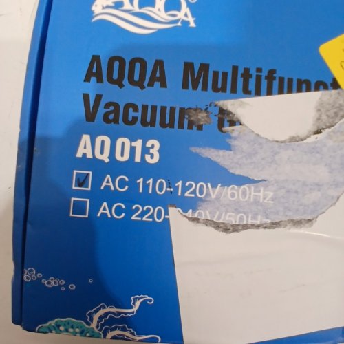 AQQA AQUARIUM GRAVEL CLEANER KIT 6-IN-1 ELECTRIC FISH TANK VACUUM CLEANING 110V 60HZ/20W 320GPH (MODEL- AQ-013) image 6