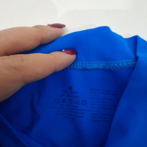 KID'S LONG SLEEVE SWIM SHIRT - MEDIUM - BLUE image 3