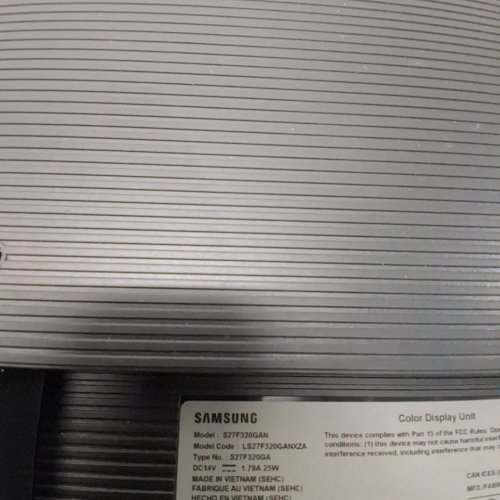 SAMSUNG S3 27" FHD MONITOR WITH IPS PANEL - 120HZ - BLACK (MODEL: S27F320GAN) image 9
