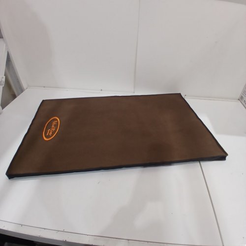 MUD RIVER DURABLE WATERPROOF DOG CRATE CUSHION - 17.5" X 29.5" - BROWN image 2