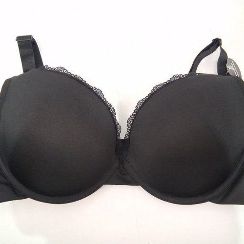 WOMEN'S GEORGE DEEP PLUNGE PUSH UP BRA - 38D - BLACK (STYLE: 14111) image 2