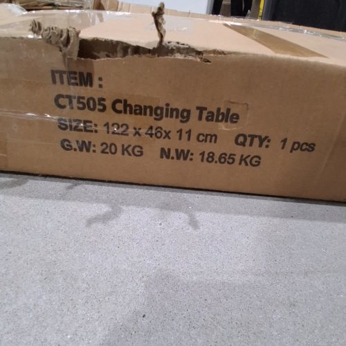 YETOM 9-DRAWER BABY CHANGING TABLE - RUSTIC BROWN (MODEL: CT505) image 3