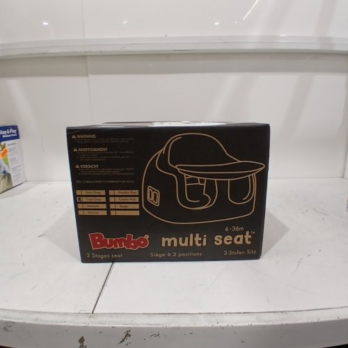 BUMBO MULTI-SEAT 3-IN-1 CONVERTIBLE BOOSTER SEAT WITH SAFETY STRAPS - 6-36 MONTHS - COOL GREY image 4