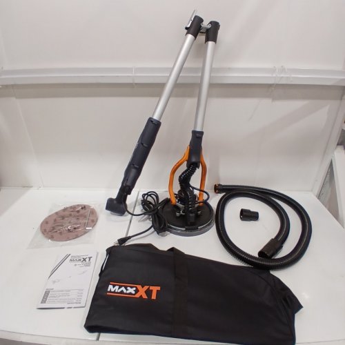 MAXXT FOLDABLE BRUSHLESS ORBITAL POWERFUL 6 VARIABLE SPEED ELECTRIC DRYWALL SANDER WITH 360° LED LIGHT - ORANGE (MODEL: MBLS550FB) image 5
