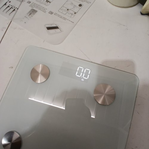 RENPHO ELIS 1 SMART BATHROOM SCALE WITH APP CONNECTION - 400LBS CAPACITY - WHITE (MODEL: ES-CS20M-W) image 2