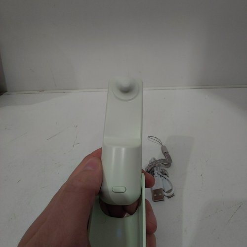 MINI HANDHELD FOLDING FAN - 5V, 1A, 1W - MINT GREEN (MODEL: F4) image 2