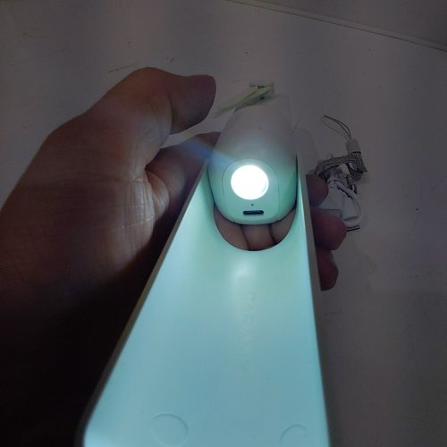 MINI HANDHELD FOLDING FAN - 5V, 1A, 1W - MINT GREEN (MODEL: F4) image 3