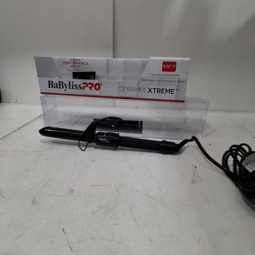 BABYLISSPRO CERAMIC CURLING IRON WITH SPRING HANDLE - 1" - BLACK (MODEL: BABC100SNC) image 3