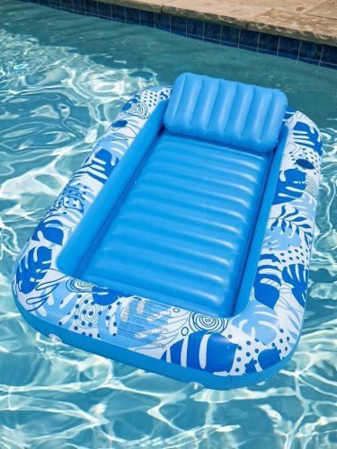PORAF TK004 INFLATABLE TANNING POOL - LARGE, 70" X 46" - BLUE (MODEL: TK004PORAF) image 2