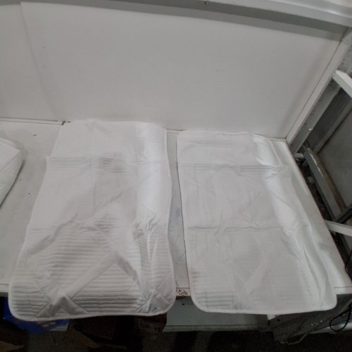 3PC  pleated quilt set - CALIFORNIA KING - WHITE image 3