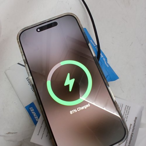 BENFEI MAGNETIC MAG SAFE WIRELESS CHARGER PAD - 15W - BLACK/GREY (MODEL: 000401 ) image 2