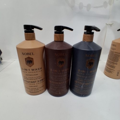 3PC ASSORTED NOBEL MEN'S GROOMING 3-IN-1 WASH SET - 32 OZ EACH (ITEM: 2053438) image 3