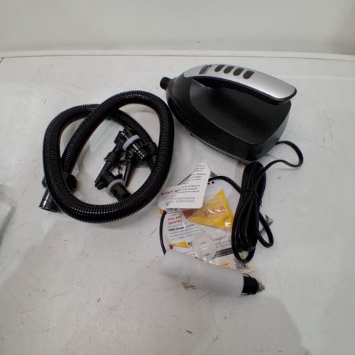 SERENELIFE ELECTRIC AIR PUMP COMPRESSOR/INFLATOR - DC 12V 110 WATTS - SILVER/BLACK (MODEL: SLPUMP20) image 3