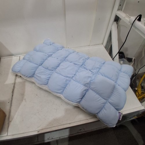 MELLOW PUFF PILLOW COOLING ICE PILLOW - KING - 20" X 36" - BLUE image 3