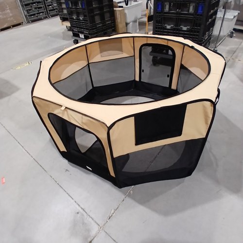 ZUHUCPTS MEDIUM INDOOR/OUTDOOR DOG PET PLAYPEN 38" image 2