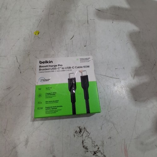 BELKIN BOOST CHARGE PRO FLEX USB-C TO USB-C CABLE - 3FT - BLACK image 3