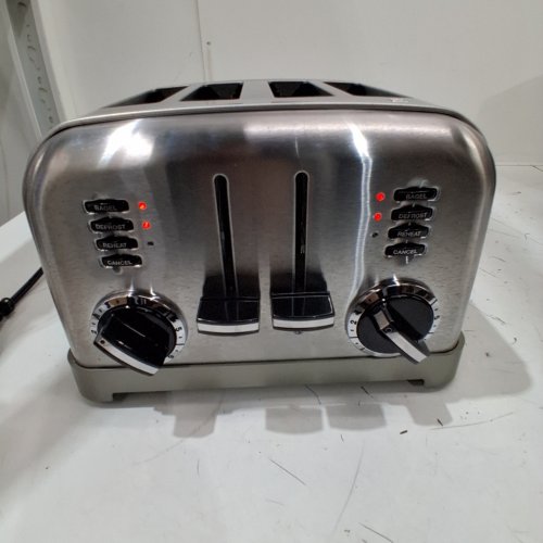 CUISINART 4-SLICE METAL CLASSIC TOASTER - CHROME - (CPT-180C) image 2