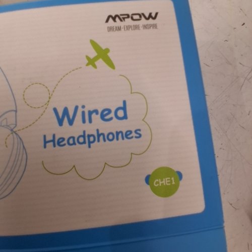 KIDS' MPOW CHE1 WIRED OVER THE HEAD HEADPHONES - PINK - (MODEL: MPBH385AG) image 2