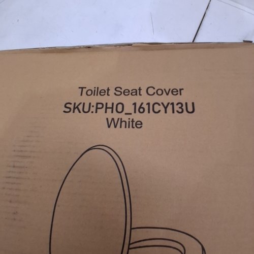 GARVEE SLOW CLOSE ELONGATED TOILET SEAT - 19" - WHITE (MODEL: PHO_161CY13U) image 2