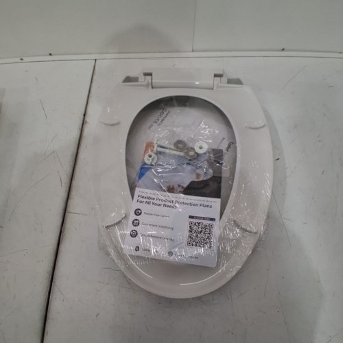 GARVEE SLOW CLOSE ELONGATED TOILET SEAT - 19" - WHITE (MODEL: PHO_161CY13U) image 4