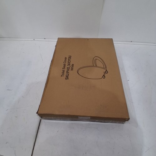 GARVEE SLOW CLOSE ELONGATED TOILET SEAT - 19" - WHITE (MODEL: PHO_161CY13U) image 5