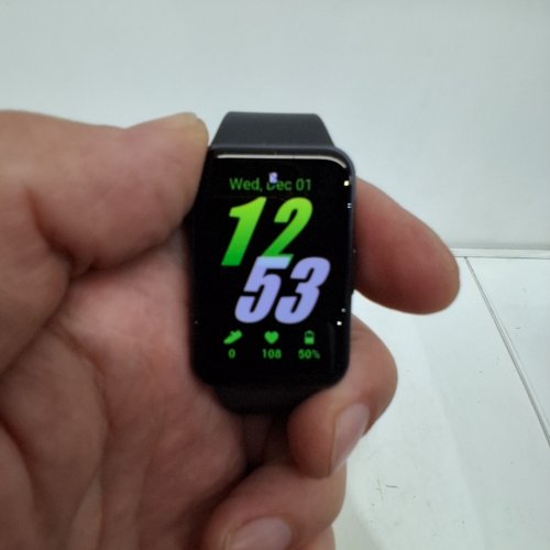 SAMSUNG GALAXY FIT3 BLUETOOTH FITNESS TRACKING SMART BAND - DARK GREY (MODEL: ‎SM-R390) image 2