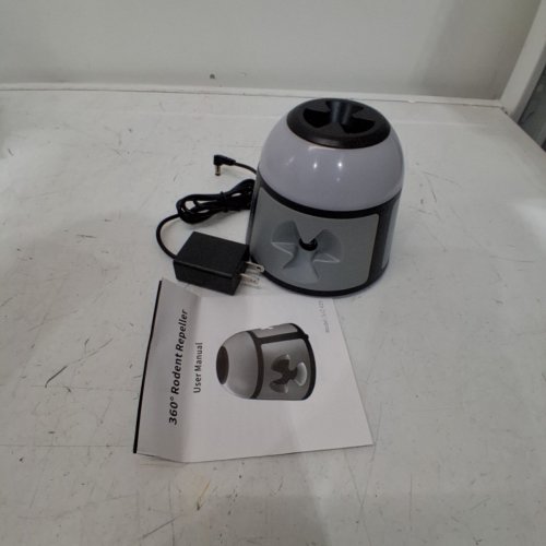 ULTRASONIC MOUSE REPELLER 360° WITH 4 MODES AND FLASHING LIGHT - 200M² - GREY (MODEL: SJZ-029) image 4