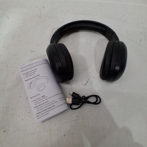 ECOGRIP AUDIO ALL-IN-ONE WIRELESS HEADPHONES WITH MIC - BLACK (MODEL: HEADFUN V1) image 3