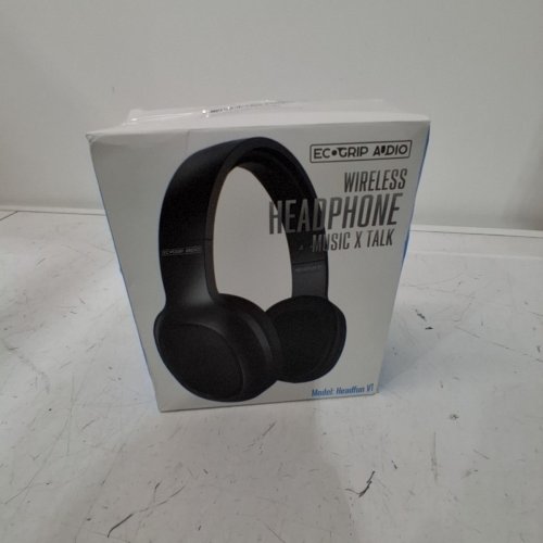 ECOGRIP AUDIO ALL-IN-ONE WIRELESS HEADPHONES WITH MIC - BLACK (MODEL: HEADFUN V1) image 4