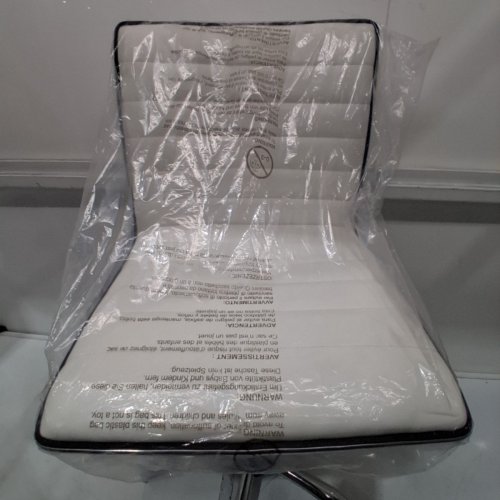 HOMALL MID BACK HOME OFFICE COMPUTER TASK CHAIR - WHITE image 3