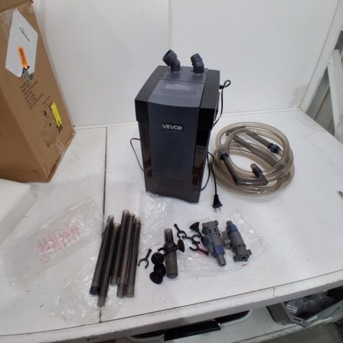 3-STAGE EXTERNAL AQUARIUM CANISTER FILTER - 162.7GPH/100GAL - BLACK/GREY (MODEL: AQ700) image 4