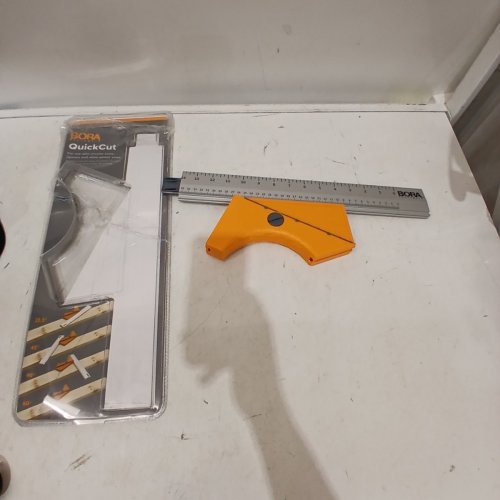 BORA QUICKCUT COMBINATION CIRCULAR SAW CUTTING GUIDE -16" -ORANGE/SILVER (MODEL:530416) image 2