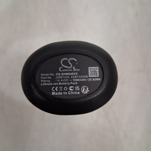 LITHIUM-ION BATTERY PACK REPLACEMENT FOR VARIOUS SHARK CORDLESS STICK AND HANDHELD VACUUMS - 14.4V - BLACK (MODEL: CS-SHW640VX) image 3