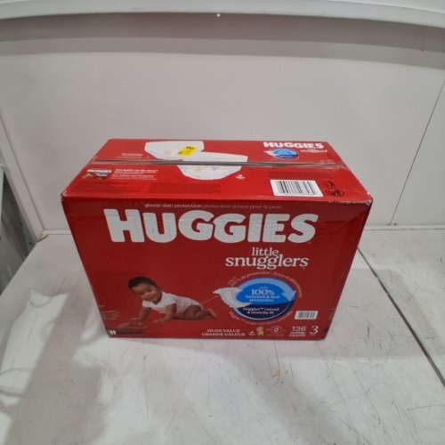 136PK HUGGIES LITTLE SNUGGLERS DISPOSABLE DIAPERS - SIZE 3 - DISNEY BABY WINNIE THE POOH image 2