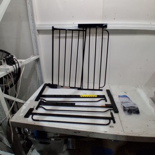 REGALO EASY STEP EXTRA WIDE SAFETY GATE - 29-49" X 30" - BLACK (MODEL: 1164 EB DS) image 2