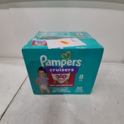 60PK PAMPERS CRUISERS 360* PULL-ON DIAPERS - SIZE 8 image 3