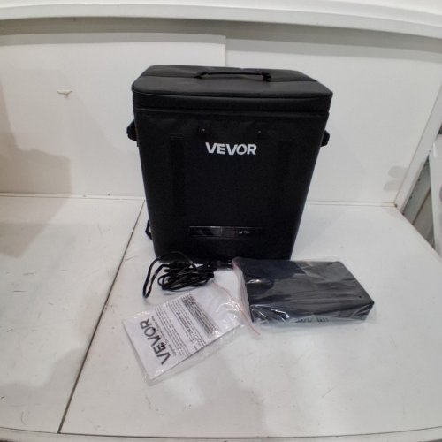 PORTABLE ELECTRIC REFRIGERATOR FREEZER COMPRESSOR BACKPACK FOR CAMPING - 12V/13.7QT - BLACK (MODEL: QCD13) image 4