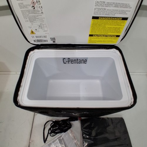 PORTABLE ELECTRIC REFRIGERATOR FREEZER COMPRESSOR BACKPACK FOR CAMPING - 12V/13.7QT - BLACK (MODEL: QCD13) image 6