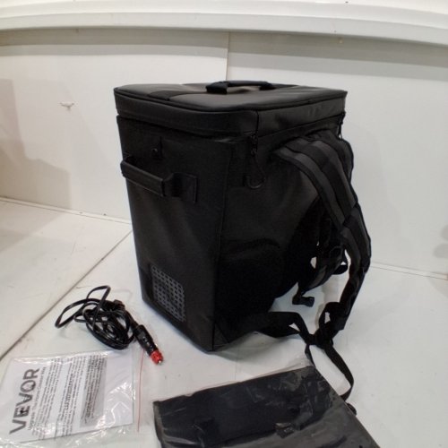PORTABLE ELECTRIC REFRIGERATOR FREEZER COMPRESSOR BACKPACK FOR CAMPING - 12V/13.7QT - BLACK (MODEL: QCD13) image 7