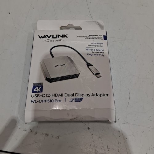 WAVLINK USB-C TO HDMI DUAL DISPLAY ADAPTER - SILVER (MODEL: WL-UHP510 PRO) image 5