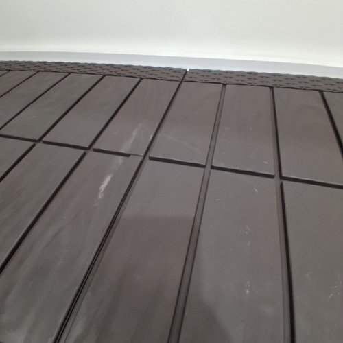 COSTWAY ALL-WEATHER LOCKABLE OUTDOOR DECK BOX -180 GAL - DARK BROWN image 5