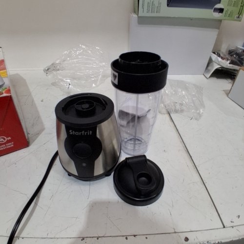 4PC STARFRIT PERSONAL BLENDER SET - 120 V, 300W - STAINLESS STEEL / BLACK (MODEL: H-2576) image 4