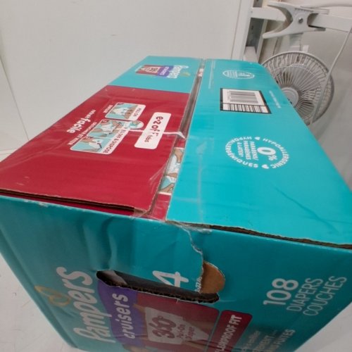 108PK PAMPERS CRUISERS 360 DEGREES 100% LEAKPROOF FIT DIAPERS - SIZE 4 (23LB - 37LB) image 3