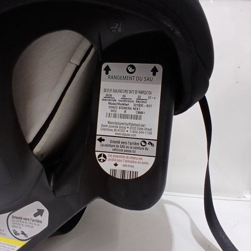 COSCO SCENERA NEXT CONVERTIBLE CAR SEAT - BLACKOUT (MODEL: 22183C-KOT) image 2